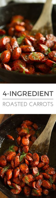 Brown Butter Honey Roasted Carrots With Dill