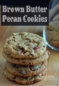 Brown Butter Pecan Cookies