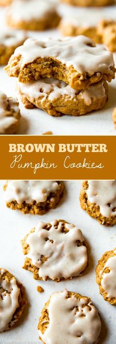 Brown Butter Pumpkin Oatmeal Cookies