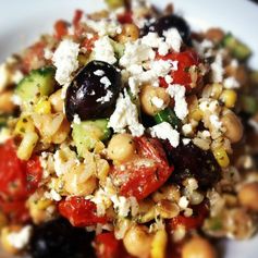 Brown Rice Greek Salad