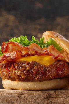 Brown Sugar Bourbon Bacon Cheeseburger