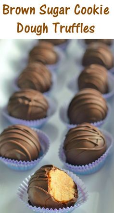 Brown Sugar Cookie Dough Truffles