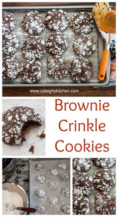 Brownie Krinkle Cookies