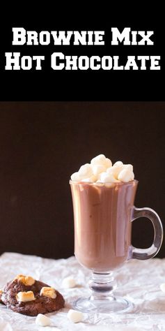 Brownie Mix Hot Chocolate