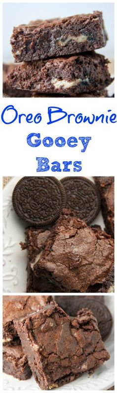 Brownie Oreo Gooey Bars