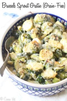 Brussels Sprout Gratin (Grain-Free