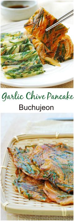 Buchjeon (Garlic Chive Pancakes