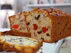 Budín inglés de frutas