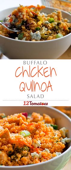 Buffalo Chicken Quinoa Salad