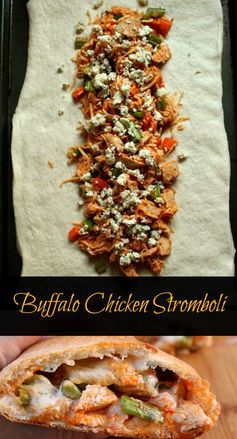 Buffalo Chicken Stromboli