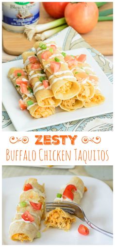 Buffalo Chicken Taquitos