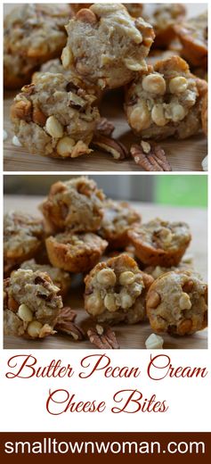 Butter Pecan Cream Cheese Bites