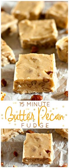 Butter Pecan Fudge - a 15 Minute