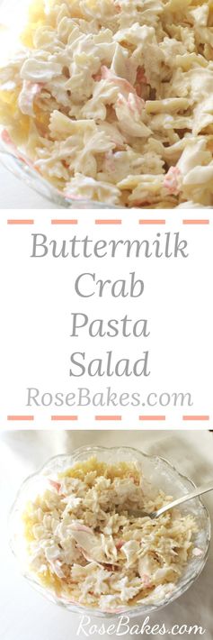 Buttermilk Crab Pasta Salad