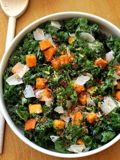 Butternut Squash and Kale Salad with Toasted Breadcrumbs