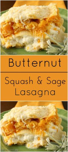 Butternut Squash Lasagna with Sage