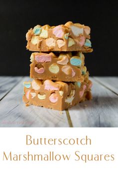 Butterscotch Marshmallow Squares