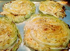 Cabbage Steaks Recipe Grilled or Baked