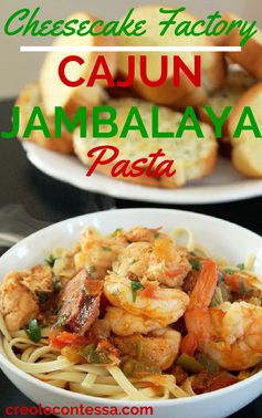 Cajun Jambalaya Pasta Cheesecake Factory Copycat