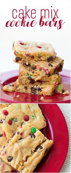 Cake Mix Cookie Bars