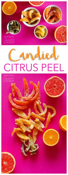 Candied Rainbow Citrus Peel