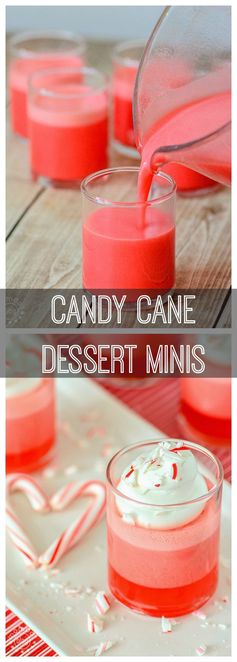 Candy Cane Dessert Minis