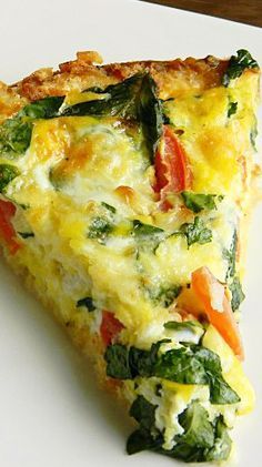 Caprese Florentine Quiche