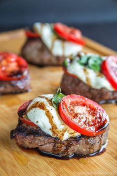 Caprese Grilled Filet Mignon