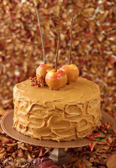 Caramel Apple Cake with Salted Caramel Buttercream