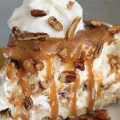 Caramel Pecan Delight Pie