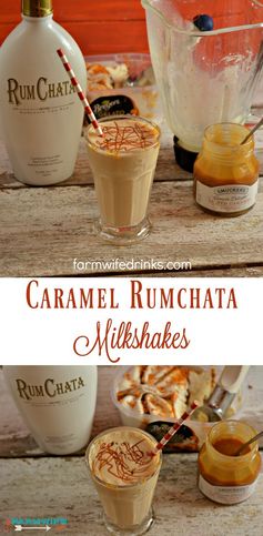 Caramel Rumchata Milkshake