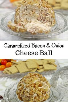 Caramelized Bacon & Onion Cheese Ball