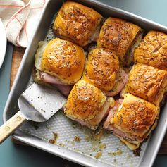 Caramelized Ham & Swiss Buns