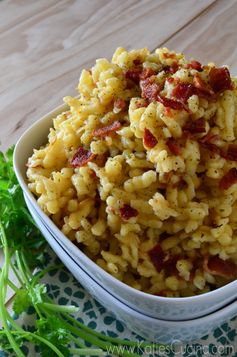 Caramelized Onion & Bacon Spaetzle