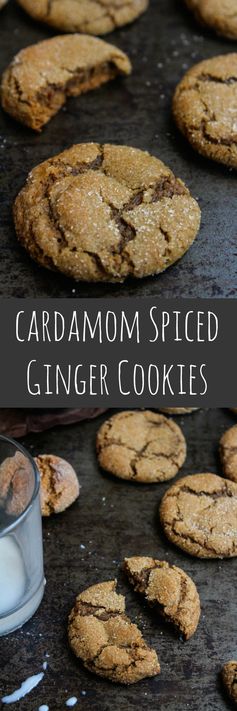 Cardamom Spiced Ginger Cookies