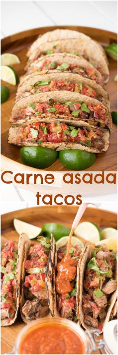 Carne asada tacos