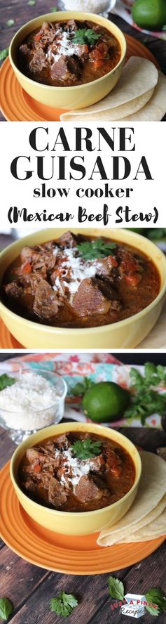 Carne Guisada - Slow Cooker (Mexican Beef Stew