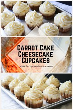 Carrot Cake Cheesecake Cupcakes