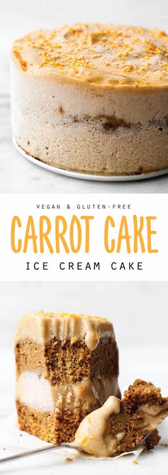 Carrot Cake Ice Cream Cake