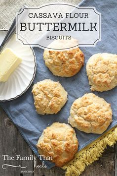 Cassava Flour Buttermilk Biscuits