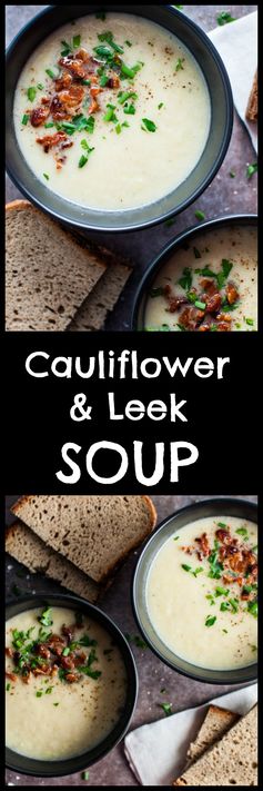 Cauliflower and Leek Soup