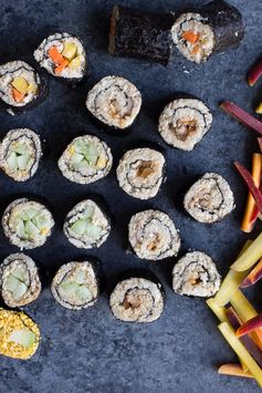 Cauliflower Rice Sushi (Vegan & Gluten-Free