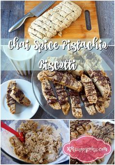 Chai Spice Pistachio Biscotti