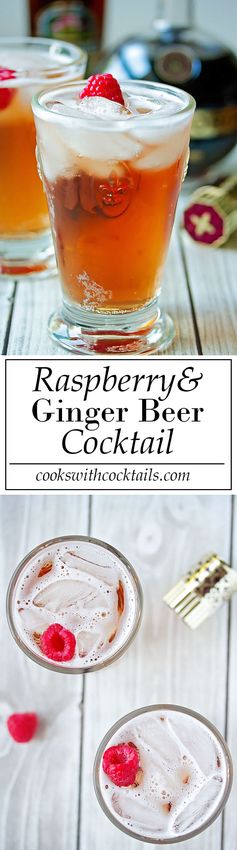 Chambord & Ginger Beer Cocktail