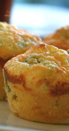 Cheddar and Green Onion Cornbread Muffins