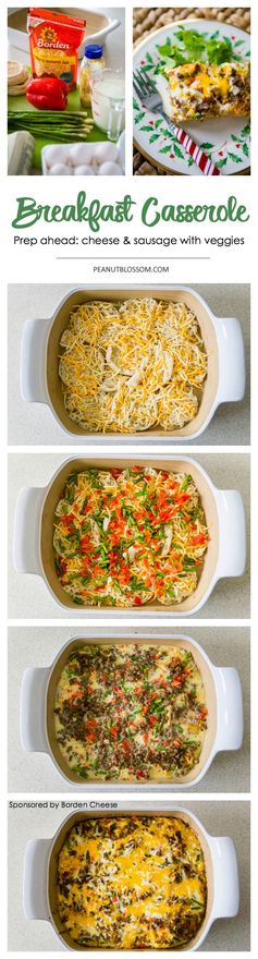 Cheese and Sausage Breakfast Casserole