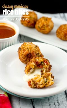 Cheesy Mexican Rice Bites