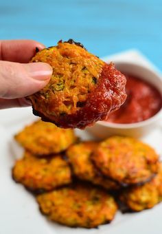 Cheesy Sweet Potato and Zucchini Bites