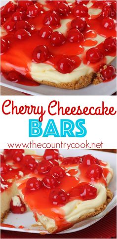 Cherry Cheesecake Bars