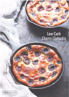 Cherry Clafoutis - Low Carb and Gluten Free